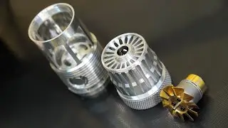 DJI Mavic motor for flashlight. Reflex grooves. I ruined almost everything.