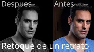 Retoque de un retrato masculino en Photoshop