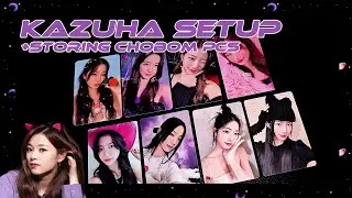 starting my mini kazuha collection and storing pcs (mostly apink chobom)