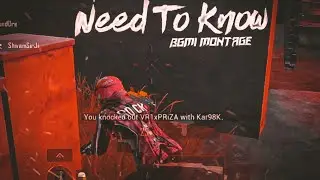 need to know x desperado bgmi montage - 6ixless  { 5finger + 400 full gyro ) 🔥