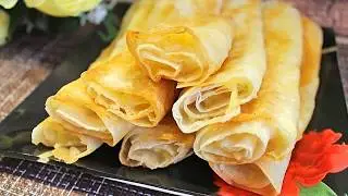 Рулетики из лаваша с сыром и творогом