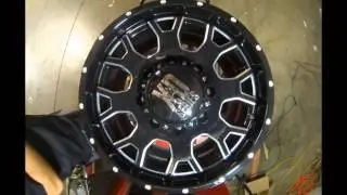 KMC Wheels XD Series Menace XD808 Black Machined