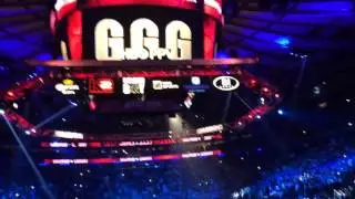 Gennady Golovkin Ring Walk - Madison Square Garden