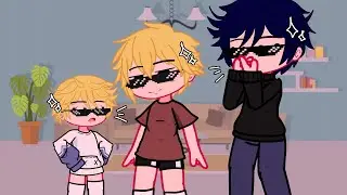5 little monkeys || Love is an illusion BL manhwa || gacha club || random meme || read desc ||