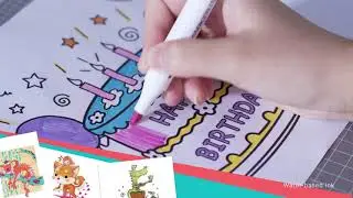 Color & Draw with Deli, Your Best Mate!