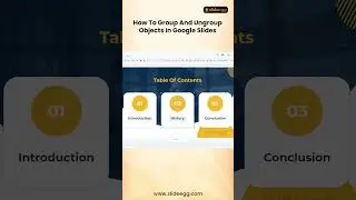 How To Group And Ungroup Objects In Google Slides 