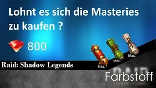 Raid: Shadow Legends - Lohnt sich das 800 Gems Max. Masterie Pack ?