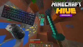 Keyboard + Mouse Sounds v4 | (PS5) Minecraft HIVE SkyWars