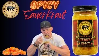 Dr. Scoville's newest creation? The SPICY SAUERKRAUT from Bear River Bottling Company