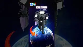 Found Titan TV Man Goes To The Cinema Hall on Google Earth! #shorts