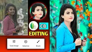 New Snapseed CB Photo Editing Tricks | Face Smooth + Background Change Photo Editing Tutorial