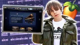 HOW TO MAKE MELODIC PIANO BEATS FROM SCRATCH | Making a Beat From Scratch Unedited