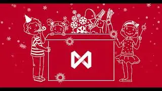 НРД новогодняя интерактивная открытка  Русская версия