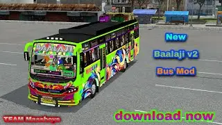 🔥New Baalaji bs6 v2 Bus Mod 🔥 download now ❤️❤️❤️