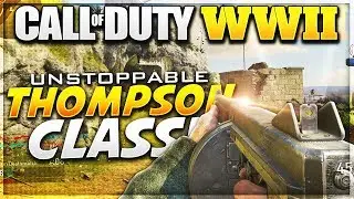 INSANE THOMPSON Class Setup! (COD WW2 M1928 Best Class Setups)
