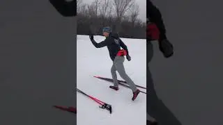 TRAIL KIDS Intro to classic skiing with coach Kim