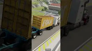 Car Jump Arena I Gavril T Series с прицепами в BeamNG drive 