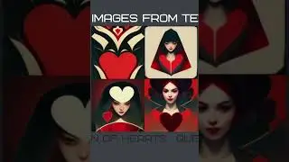 AI generates - queen of hearts