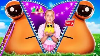Мы построили секретный домик! Из ботанши ПОУ в красотку! Pou's Revenge Chapter 2
