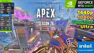 Apex Legends Season 26 on RTX 3060Ti || 1080p, 1440p Ultra Settings