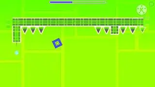 Geometry Dash but if I die, the video gets faster 2