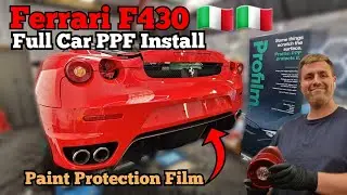Ferrari F430 - How to Install Paint Protection Film (PPF)