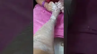 pedicure at parlor