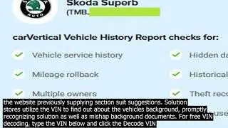 Vin code check free europe  you can vin number any vehicle from usa ge