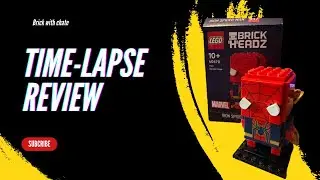 Iron Spider-Man set 40670 time-lapse and review