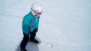 Вероника, 6 лет, 4-й день занятий. Едем спиной вперёд!