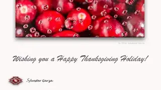 The Cranberry Movie - Happy Thanksgiving !