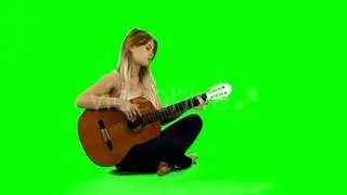 Green screen effect girl getter