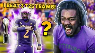 QB Underdog: I Beat 3 Top 25 Ranked Teams with ECU | College Football 25 Road to Glory | Ep 12
