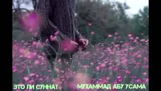 Мухаммад абу Усама Это ли Сунна