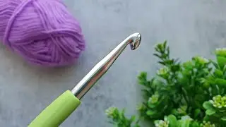 СМОТРИТЕ КАК МОЖНО И УДИВИТЕСЬ! Узор крючком с 3D эффектом! Вязание крючком для начинающих