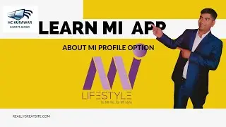 MI LIFESTYLE |HOW TO OPEN MI LIFE APP | MI PROFILE OPTION MI