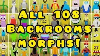 [ALL] How To Get ALL 108 BACKROOMS MORPHS In “Backrooms Morphs” | Roblox 