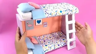 How To Make Barbie Bunk Bed  | பார்பி பங்க் பெட் செய்வது எப்படி ?