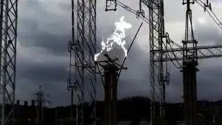 Electric arc on high voltage tests