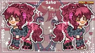 ✮⋆ Pony Town⋆˙ ∘₊✧Kasane Teto Cosplay Tutorial✧₊∘ •°Vocaloid°• ⋆˙ by szha ⋆˙