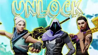 FASTEST WAY to UNLOCK AGENTS (Valorant)