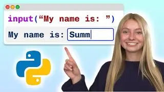 Python User Input - Visually Explained