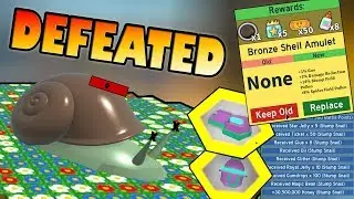 SNAIL BOSS DEFEATED!!! New Amulet! - Roblox Bee swarm simulator