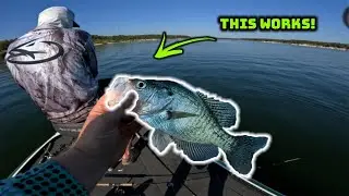 CRAPPIE fishing LATE summer crappies !! | NEW TECHNIQUE |