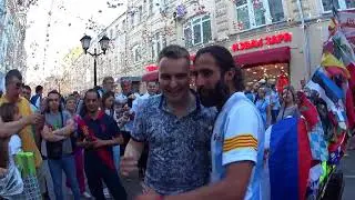 Fifa-2018.Аргентинец на велосипеде доехал до Москвы. Matias Amaya in Moscow