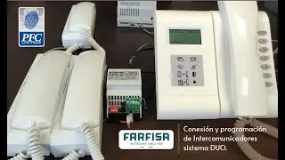Farfisa - Conexión y configuración de SISTEMA DUO
