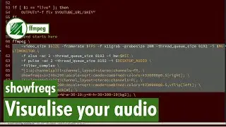 ffmpeg - Visualise your audio