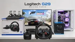 🎮Logitech G29 Steering Wheel for PS4/PS5/PC + Shifter logitech unboxing + Gameplay 🔥