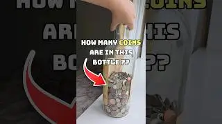 Old Whiskey Bottle Full Of Coins || Let's Go To The Bank !!