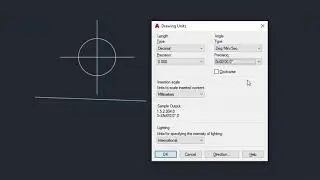[AutoCAD] Using the UNITS command (changes precision, angle type, and direction of rotation)